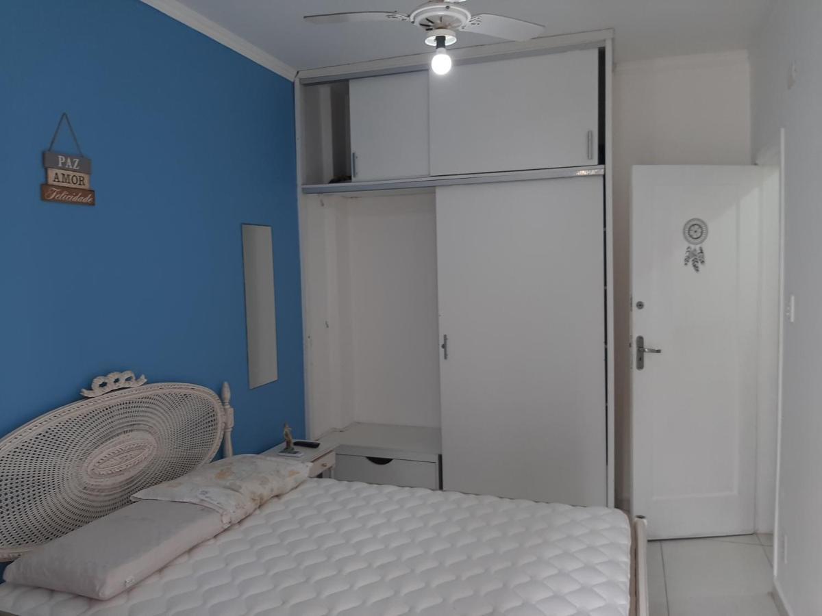 Apartamento Vento E Mar - 2 Quartos Com Sacada Na Quadra Da Praia Do Gonzaga Santos  Exteriér fotografie
