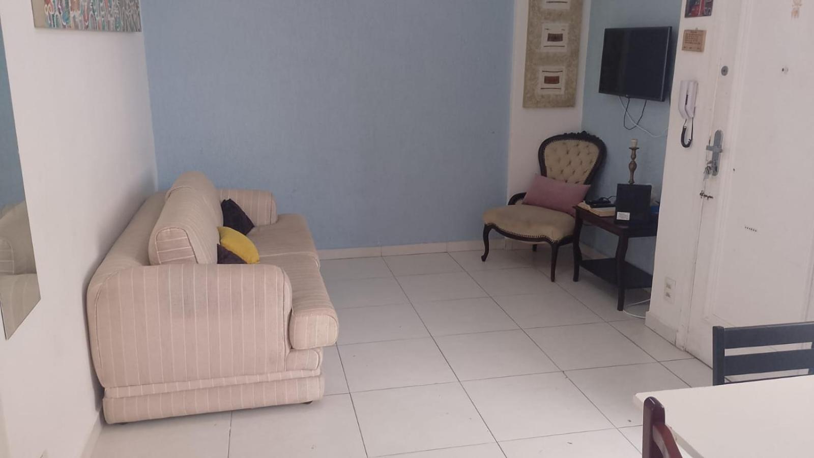 Apartamento Vento E Mar - 2 Quartos Com Sacada Na Quadra Da Praia Do Gonzaga Santos  Exteriér fotografie